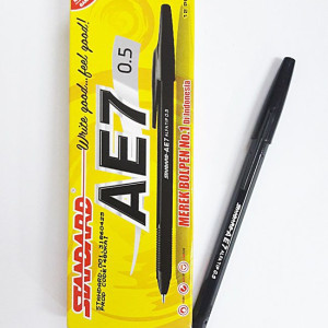 BOLPOINT STANDARD AE-7 0.5 HITAM