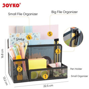 Joyko 5 Storahe Desk Set Pen Holder