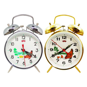 Clock Jam Motif Ayam Beker Weker SJ-888 Jam Weker Besar 4 Inchi