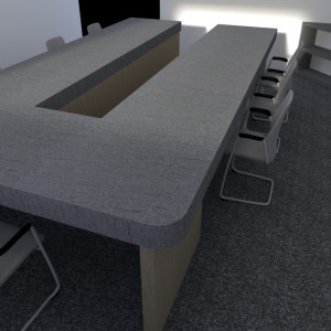 Meja Ruang Rapat Letter U