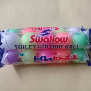 Kapur barus kamar mandi bulat isi 5 swallow