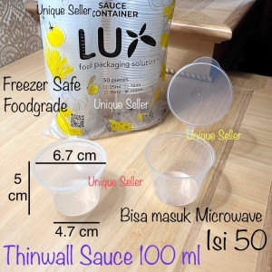Cup Plastik 100 ml - 50 pcs/slop