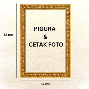 Bingkai / Pigura & Cetak Foto Uk. 57 x 87 cm