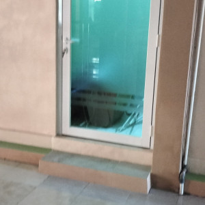 Pasang sticker sandblast per m2