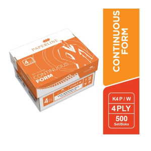 Continous Form : NCR , Merk PAPERLINE Uk. 9,5 x 13" , (4 Ply)