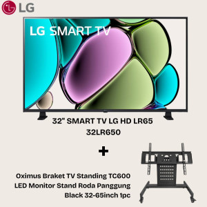 LG Smart TV HD 32 Inch 32LR650 + Bracket TV Standing