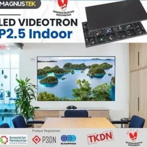 MAGNUSTEK LED VIDEOTRON P2.5 INDOOR WALLMOUNT INSTALLATION (1 Meter)
