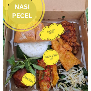 Nasi kotak - nasi pecel