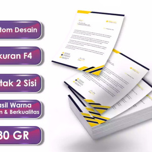 Print Kertas HVS F4 Warna