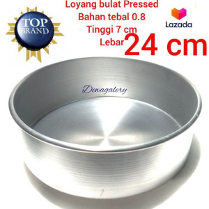 Sewa Loyang bulat 24cm/loyang bolu/loyang kue