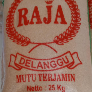 Beras Slyp Super Raja Delanggu Kemasan 25 Kg