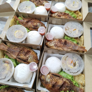 Nasi Box Ikan Nila Anasya Catering