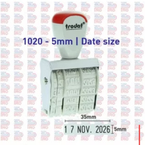 Stempel Tanggal, bulan tahun Trodat
