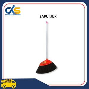 Sapu Ijuk Gagang Kayu