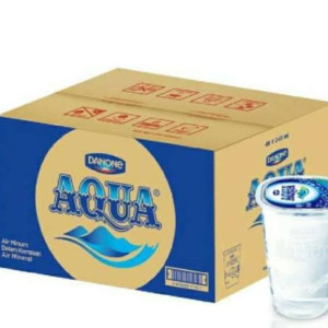 Aqua kemasan gelas