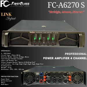 Power Amplifier First Class FC A6270S