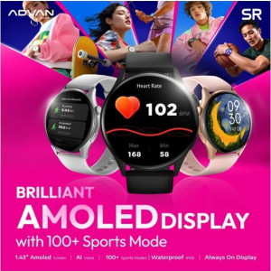 ADVAN Smartwatch SR Ai Voice Assistant