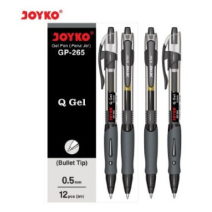 JOYKO GEL PEN Q GEL GP-265 HITAM (PER PACK)