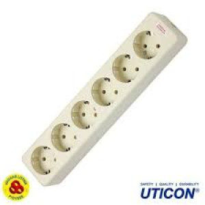 stopkontak 6 terminal uticon