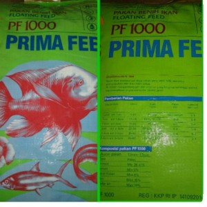 PF 1000 PRIMA FEED  Pakan Benih Ikan