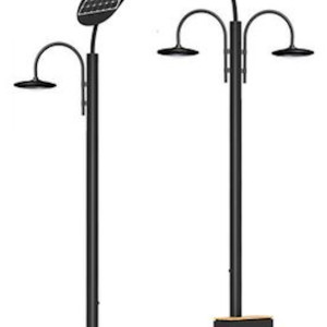 Lampu Taman Tenaga Surya Dual Arm ECO GREEN