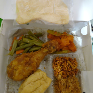 Nasi Kotak Ayam Goreng Komplet Yaya berkah