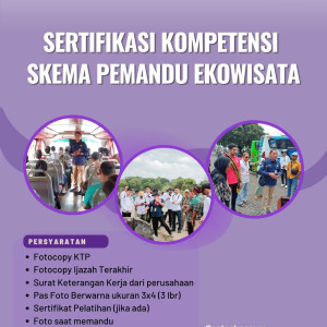 SERTIFIKASI KOMPETENSI PEMANDU EKOWISATA