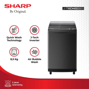 SHARP Mesin Cuci Baju ES-M8500XT-SA