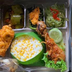 Paket Box Nasi Jagung Balado Terong