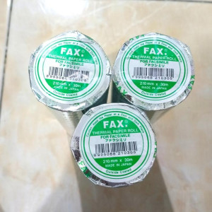 kertas merk FAX 210x30 original