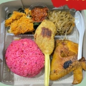 Paket Nasi Sate Lilit