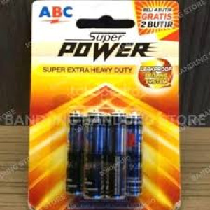 BATERAI A3/AAA Isi 4 Pcs (ABC Superpower)