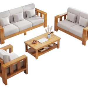 Kursi Tamu Jati Minimalis Modern Set 321