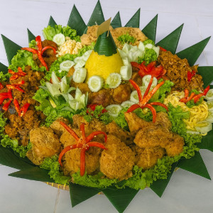 Nasi Kuning Tumpeng 10 Porsi