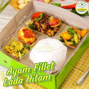 Nasi Box Ayam Fillet Lada Hitam