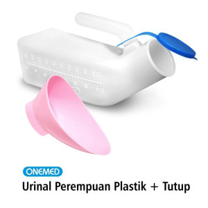 Onemed Urinal Perempuan Dengan Tutup