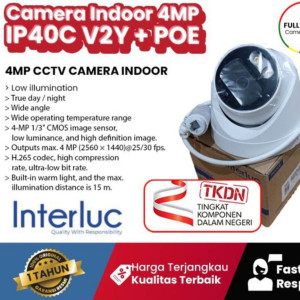 Ip Camera Indoor 4Mp Interluc