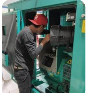 Pekerjaan Service dan Penggantian spart part Generator Set