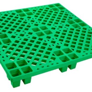 PALLET PLASTIK SINGLE DECK 2 T GREEN