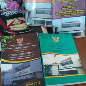 BUKU SALINAN TATA TERTIB DPRD