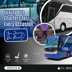 SEWA KENDARAAN LUXURY BUS