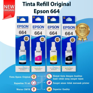 Refill Tinta Printer Warna 664 - epson