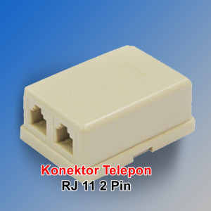 Konektor Telepon RJ 11 2 Pin