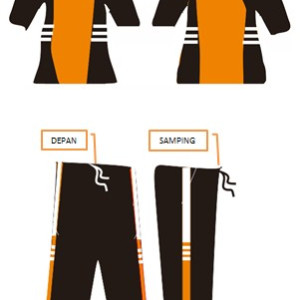 PAKAIAN OLAH RAGA LAKI-LAKI (SATU STEL)