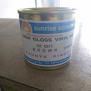 Tinta Sablon Kertas Coklat 1 Kg Merk Sunrise