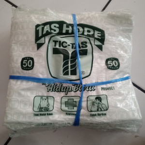 Plastik putih tanggung tictas