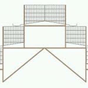 Tempat makan dan minum kandang baterai