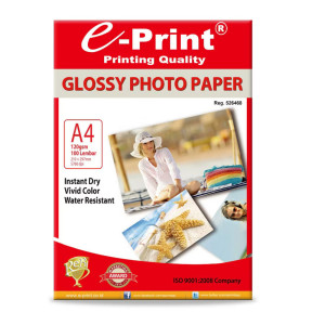 E-PRINT GLOSSY PHOTO PAPER A4 120 GSM