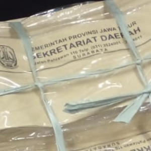 AMPLOP COKLAT UK.  12  x 28 CM