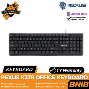 Keyboard REXUS K278 USB OFFICE